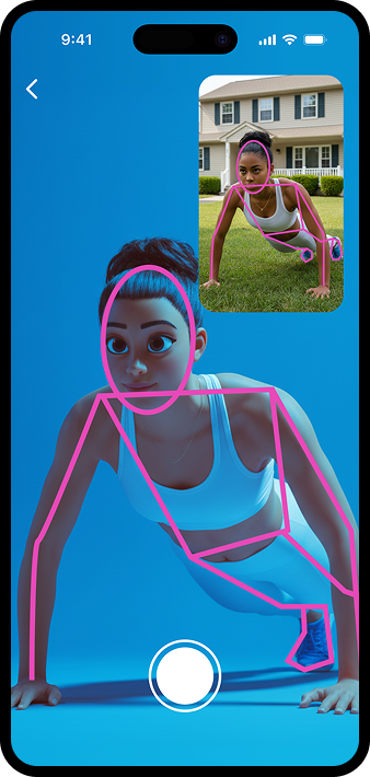 Create your Twinsi - app interface showing avatar creation