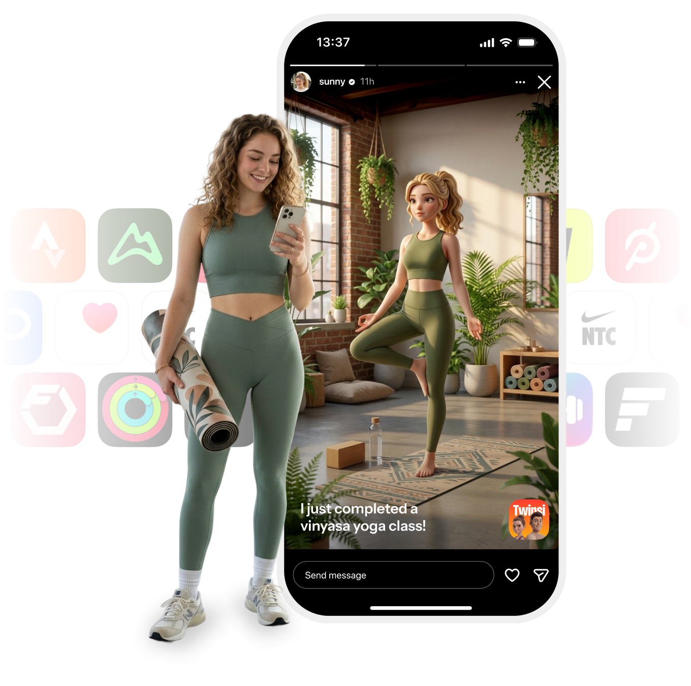 Share your workouts as cards